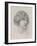 Head of a Girl (Pencil on Paper)-Walter John Knewstub-Framed Giclee Print