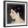 Head of a Girl, Probably a Portrait of Mary Constable (Oil on Canvas, 1806)-John Constable-Framed Giclee Print