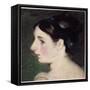 Head of a Girl, Probably a Portrait of Mary Constable (Oil on Canvas, 1806)-John Constable-Framed Stretched Canvas