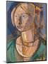 Head of a Girl-Gino Rossi-Mounted Giclee Print