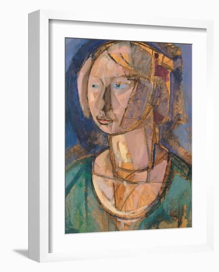 Head of a Girl-Gino Rossi-Framed Giclee Print