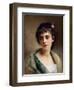 Head of a Girl-Gustave Jacquet-Framed Giclee Print