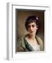 Head of a Girl-Gustave Jacquet-Framed Giclee Print