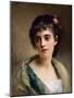 Head of a Girl-Gustave Jacquet-Mounted Giclee Print