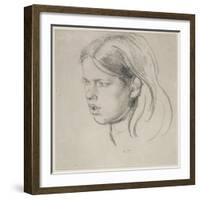 Head of a Girl-Henry Tonks-Framed Giclee Print