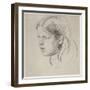 Head of a Girl-Henry Tonks-Framed Giclee Print