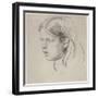 Head of a Girl-Henry Tonks-Framed Giclee Print