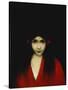 Head of a Girl-Jean-Jacques Henner-Stretched Canvas