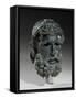 Head of a God or Hero (Bronze)-Greek school-Framed Stretched Canvas