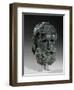 Head of a God or Hero (Bronze)-Greek school-Framed Giclee Print