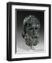 Head of a God or Hero (Bronze)-Greek school-Framed Giclee Print