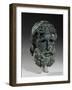 Head of a God or Hero (Bronze)-Greek school-Framed Giclee Print