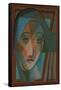 Head of a Harlequin; Tete D'Arlequin, 1924-Juan Gris-Framed Stretched Canvas
