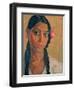 Head of a Jamaican Girl-Augustus Edwin John-Framed Giclee Print