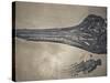 Head of a Jurassic Icthyosaur Fossil-Kevin Schafer-Stretched Canvas