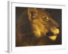 Head of a Lioness-Théodore Géricault-Framed Giclee Print