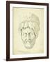 Head of a Man, 1874-Claude Conder-Framed Giclee Print