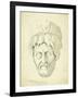 Head of a Man, 1874-Claude Conder-Framed Giclee Print