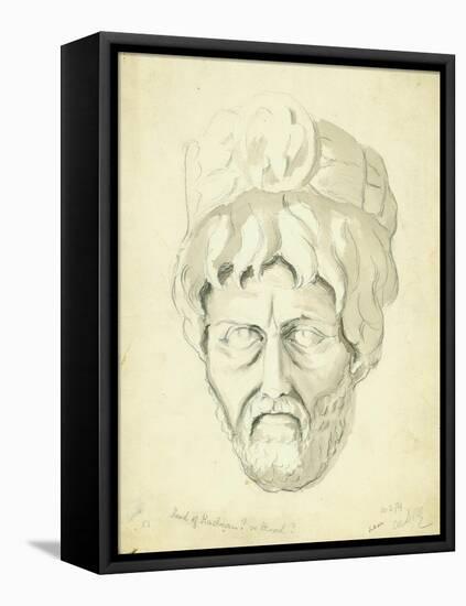 Head of a Man, 1874-Claude Conder-Framed Stretched Canvas