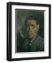 Head of a Man, 1884-1885-Vincent van Gogh-Framed Giclee Print