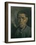 Head of a Man, 1884-1885-Vincent van Gogh-Framed Giclee Print