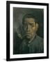 Head of a Man, 1884-1885-Vincent van Gogh-Framed Giclee Print