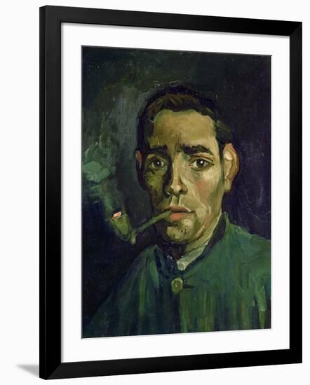 Head of a Man, 1884-5-Vincent van Gogh-Framed Giclee Print