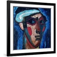 Head of a Man (Alexander Sacharoff), c.1911-Alexej Von Jawlensky-Framed Giclee Print