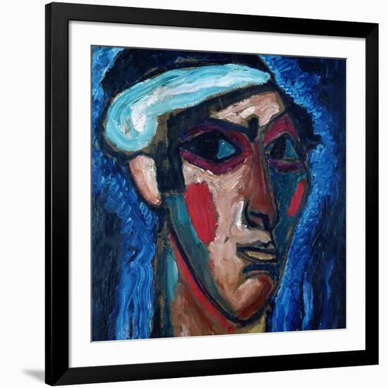 Head of a Man (Alexander Sacharoff), c.1911-Alexej Von Jawlensky-Framed Giclee Print