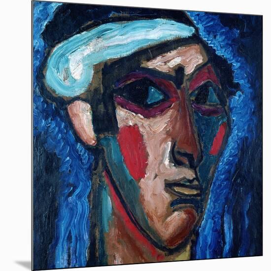 Head of a Man (Alexander Sacharoff), c.1911-Alexej Von Jawlensky-Mounted Giclee Print