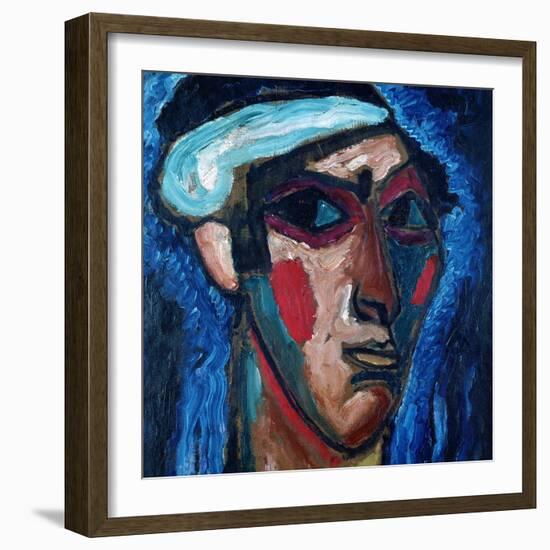 Head of a Man (Alexander Sacharoff), c.1911-Alexej Von Jawlensky-Framed Giclee Print