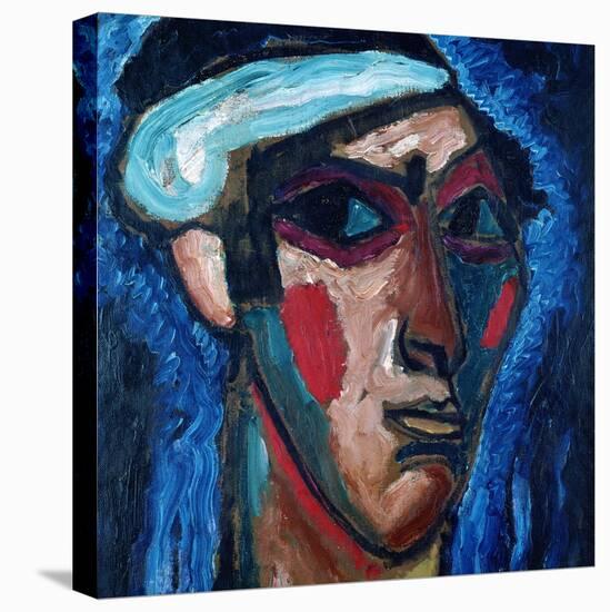 Head of a Man (Alexander Sacharoff), c.1911-Alexej Von Jawlensky-Stretched Canvas