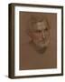 Head of a Man Chalks-Charles West Cope-Framed Giclee Print