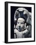 Head of a Man Coming Out of the Mouth of a Jaguar, Artifact Originating from Chichen Itza, Yucatan-null-Framed Giclee Print