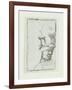 Head of a Man in a High Cap-Rembrandt van Rijn-Framed Giclee Print