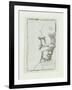 Head of a Man in a High Cap-Rembrandt van Rijn-Framed Giclee Print