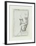 Head of a Man in a High Cap-Rembrandt van Rijn-Framed Giclee Print