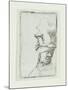 Head of a Man in a High Cap-Rembrandt van Rijn-Mounted Giclee Print
