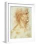 Head of a Man in Profile-Leonardo da Vinci-Framed Giclee Print