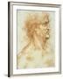 Head of a Man in Profile-Leonardo da Vinci-Framed Giclee Print