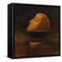 Head of a Martyr in a Bowl-Odilon Redon-Framed Stretched Canvas