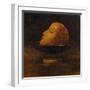 Head of a Martyr in a Bowl-Odilon Redon-Framed Giclee Print