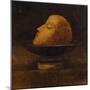 Head of a Martyr in a Bowl-Odilon Redon-Mounted Giclee Print