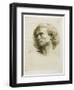 Head of a Model, 1877-Alphonse Legros-Framed Giclee Print