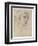 Head of a Muse-Raphael-Framed Giclee Print