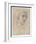 Head of a Muse-Raphael-Framed Giclee Print