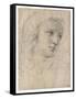 Head of a Muse-Raphael-Framed Stretched Canvas