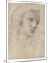 Head of a Muse-Raphael-Mounted Giclee Print