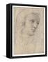 Head of a Muse-Raphael-Framed Stretched Canvas