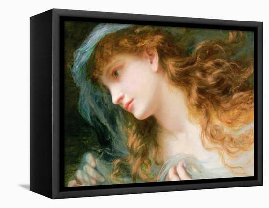 Head of a Nymph-Sophie Anderson-Framed Stretched Canvas